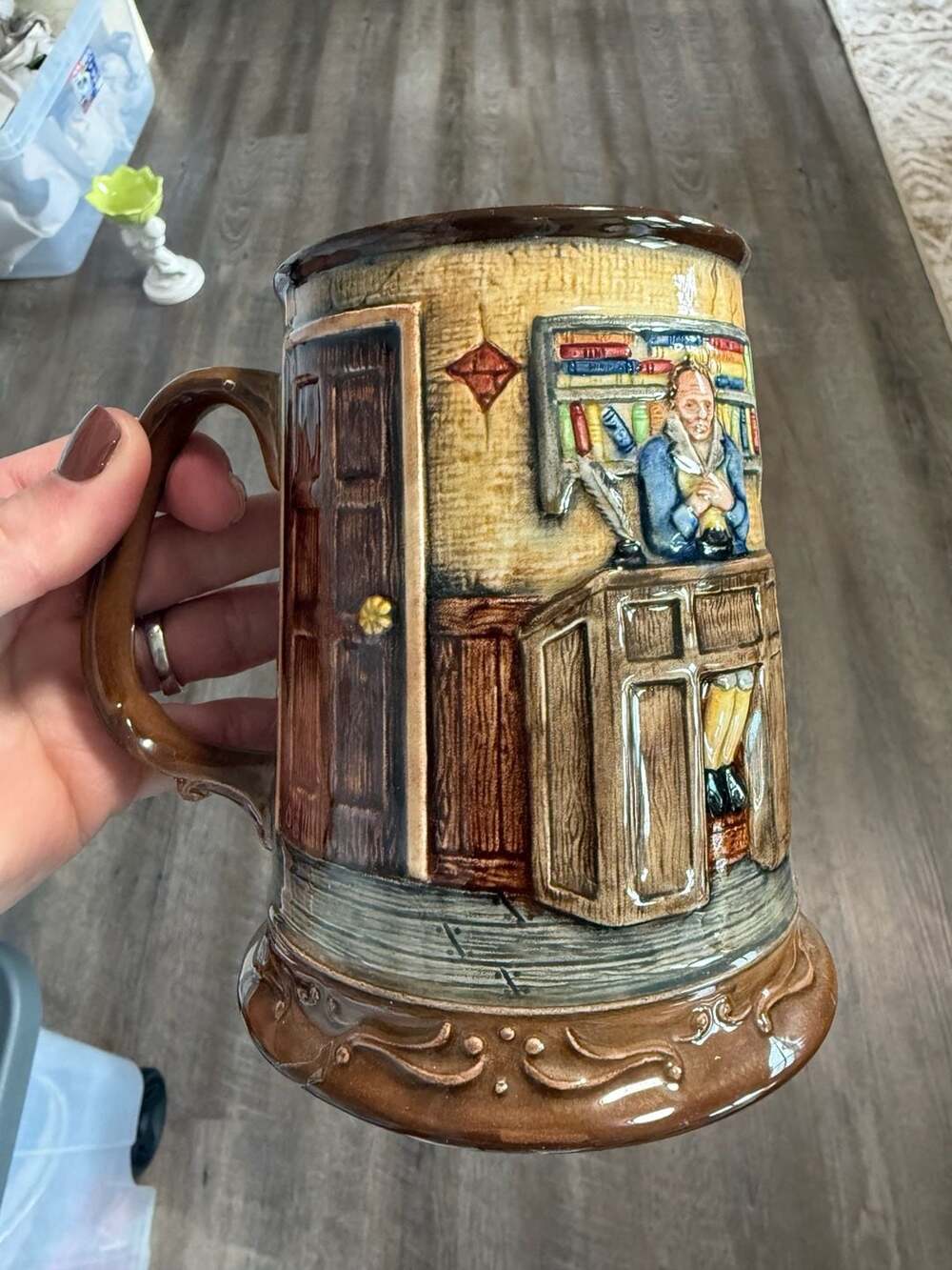 Vintage Beswick Royal Doulton Charles Dickens A Christmas Carol Tankard 1973